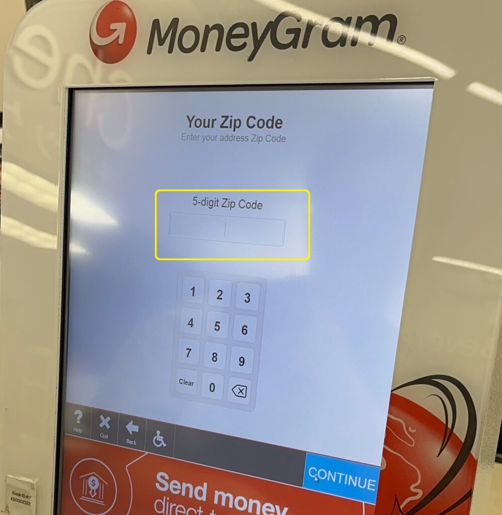 Moneygram取扱店で現金を受け取る方法11