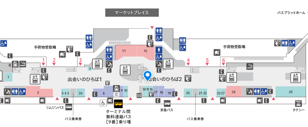 terminal 2 sbj map